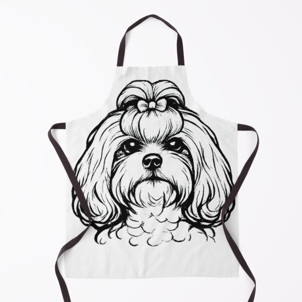 Item preview, Shih Tzu Line Art | Premium Minimalist Dog Portrait designed and sold by zenithviv.