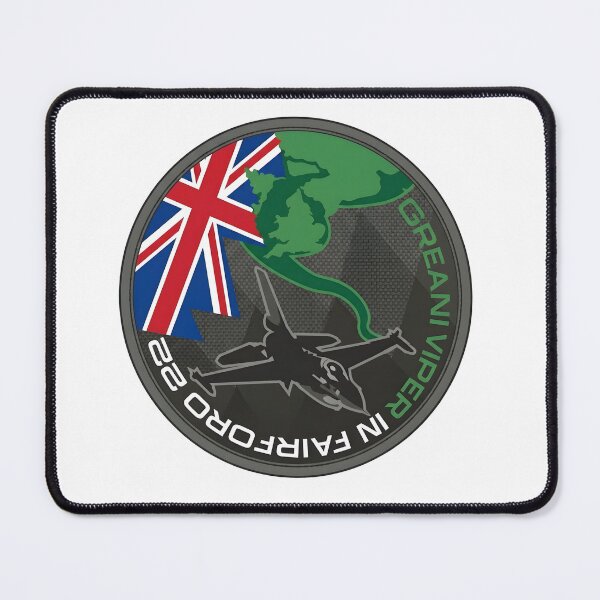 Item preview, Belgian Air Force F-16 Green Viper RIAT Fairford 2022 Patch designed and sold by CharlieDesings.