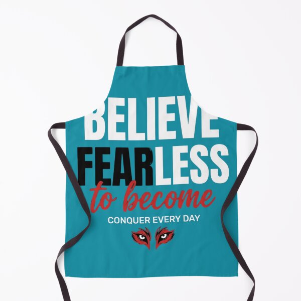 Item preview, Believe Less Fear Conquer Every Day designed and sold by GiggleInkTees.
