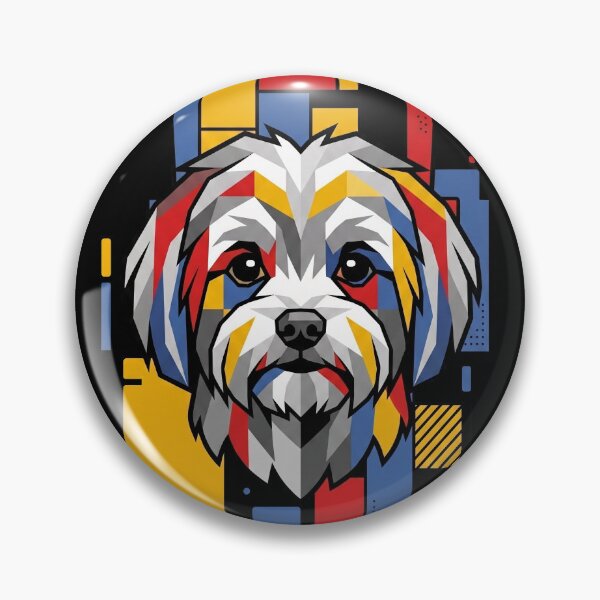 Item preview, Funny Maltese Colorful Blocks Geometric Art Mom Dad Kids designed and sold by FurryHavenPH.
