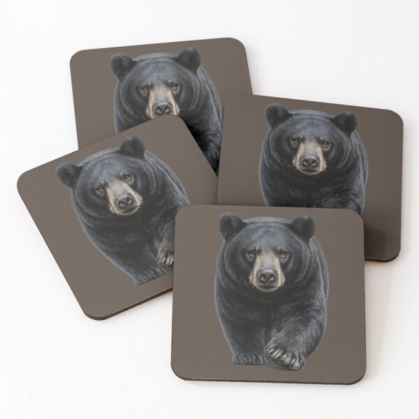 Item preview, Black Bear Approaching Wildlife Portrait designed and sold by BROHLine Studio.