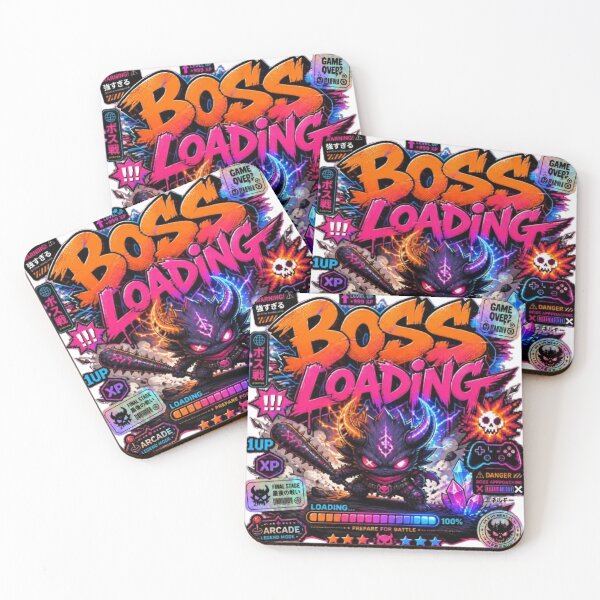 Item preview, Boss Loading Gamer Sticker | Epic Gaming Monster | Funny Esports Graphic designed and sold by Stylestickers55.