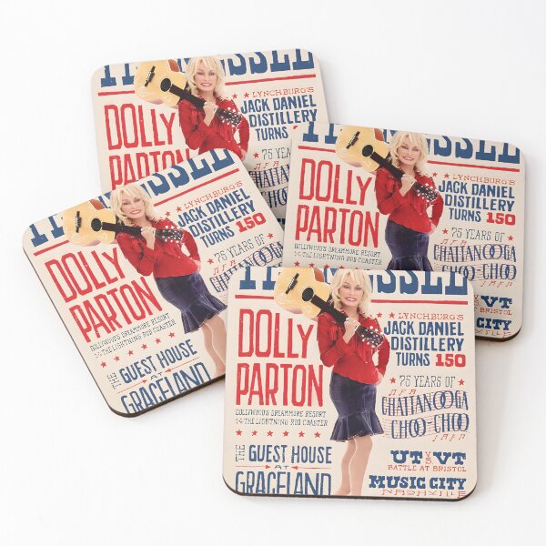 Item preview, Dolly Parton Original Custom Vintage Music Poster Wall Art designed and sold by Cool Robot Bro..