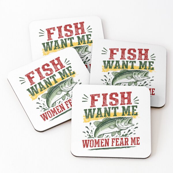 Item preview, Fish Want Me Women Fear Me Funny Fishing Angler Humor designed and sold by RetroMini2026.