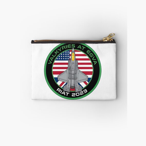 Item preview, USAF 493rd Fighter Squadron Valkyries at EGVA RIAT 2023 Patch designed and sold by CharlieDesings.