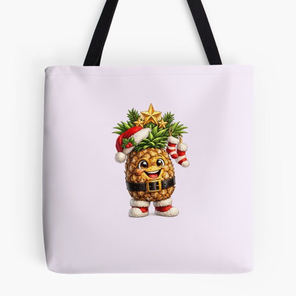 Item preview, Smiling Santa Pineapple Holiday Graphic for Christmas Apparel designed and sold by annenambiro.