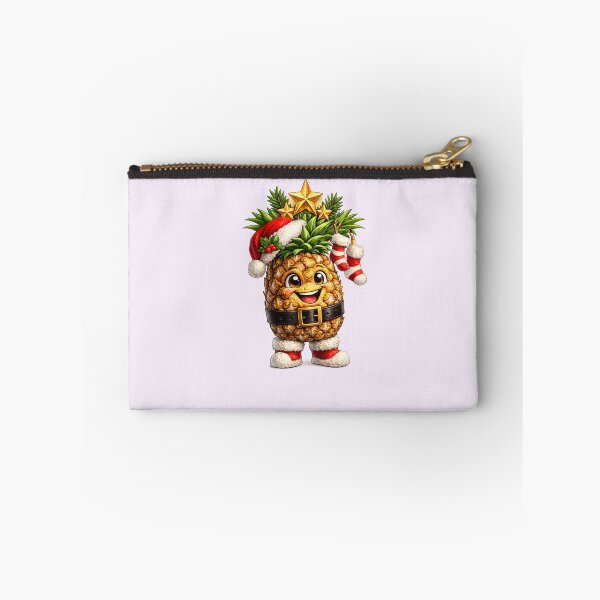 Item preview, Smiling Santa Pineapple Holiday Graphic for Christmas Apparel designed and sold by annenambiro.