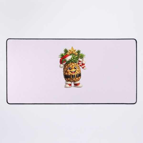 Item preview, Smiling Santa Pineapple Holiday Graphic for Christmas Apparel designed and sold by annenambiro.