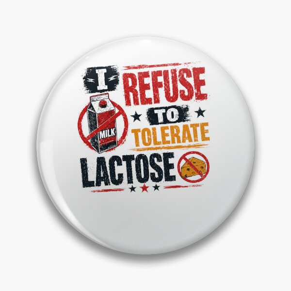 Item preview, I Refuse To Tolerate Lactose Intolerance Dairy Free Diet Milk Allergy No Dairy designed and sold by RetroMini2026.