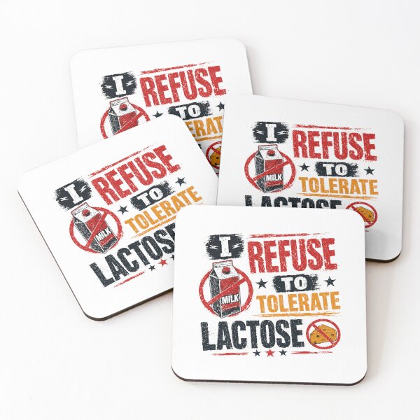Item preview, I Refuse To Tolerate Lactose Intolerance Dairy Free Diet Milk Allergy No Dairy designed and sold by RetroMini2026.