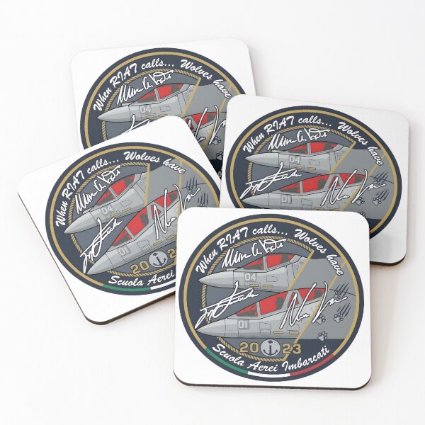 Item preview, Italian Navy Scuola Aerei Imbarcati Wolves RIAT 2023 Patch designed and sold by CharlieDesings.