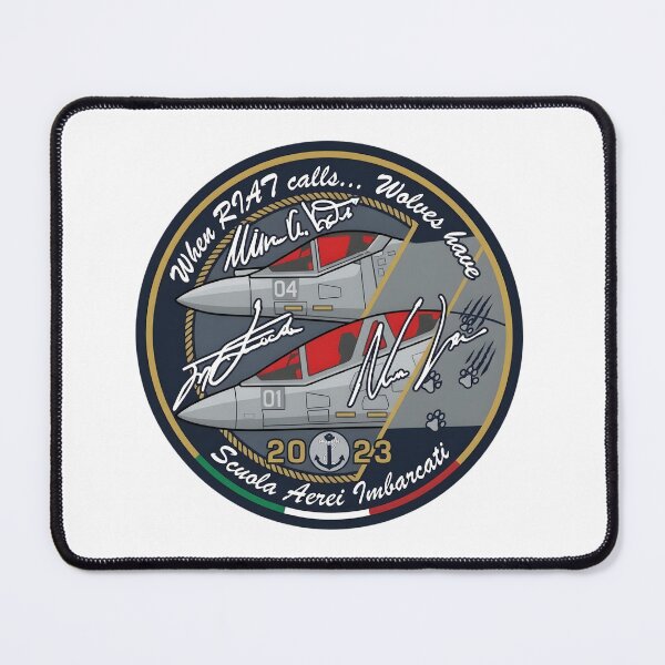 Item preview, Italian Navy Scuola Aerei Imbarcati Wolves RIAT 2023 Patch designed and sold by CharlieDesings.