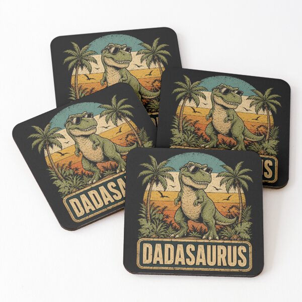 Item preview, Daddysaurus T-Rex Dinosaur Father's Day Daddy Dad Dada Saurus T-Shirt | Funny Dino Dad Graphic Gift designed and sold by Trendably.