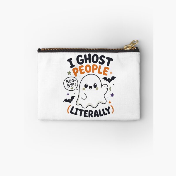 Item preview, I Ghost People Literally Cute Funny Halloween Ghost Spooky Season Gift designed and sold by journeyengine.