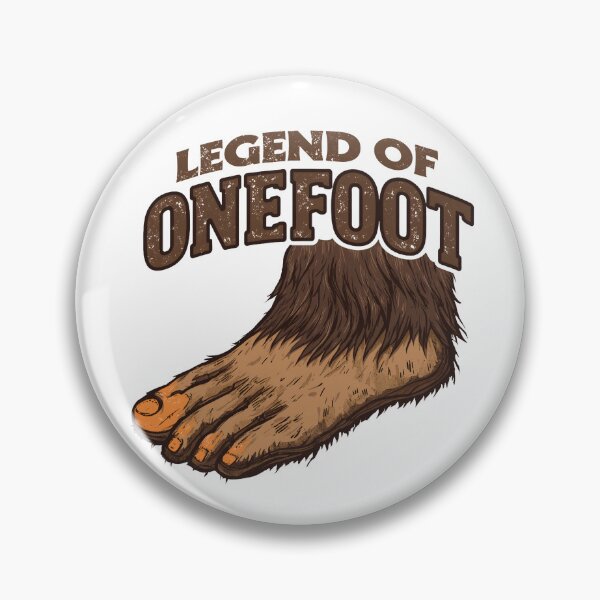 Item preview, Legend of Onefoot Funny Forest Sasquatch Believer Amputee Gear Sticker designed and sold by pawsome purrfect.