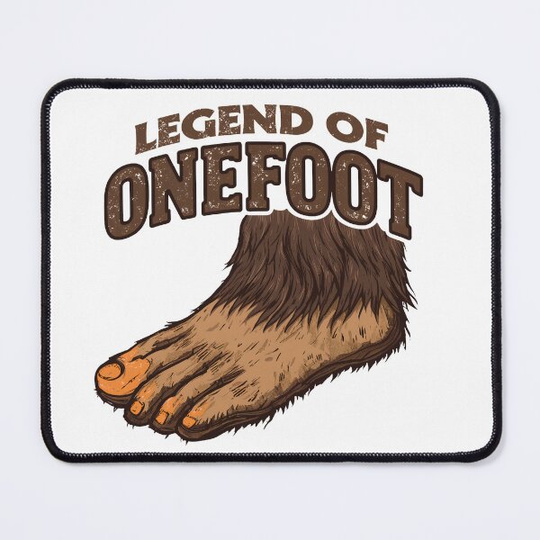 Item preview, Legend of Onefoot Funny Forest Sasquatch Believer Amputee Gear Sticker designed and sold by pawsome purrfect.
