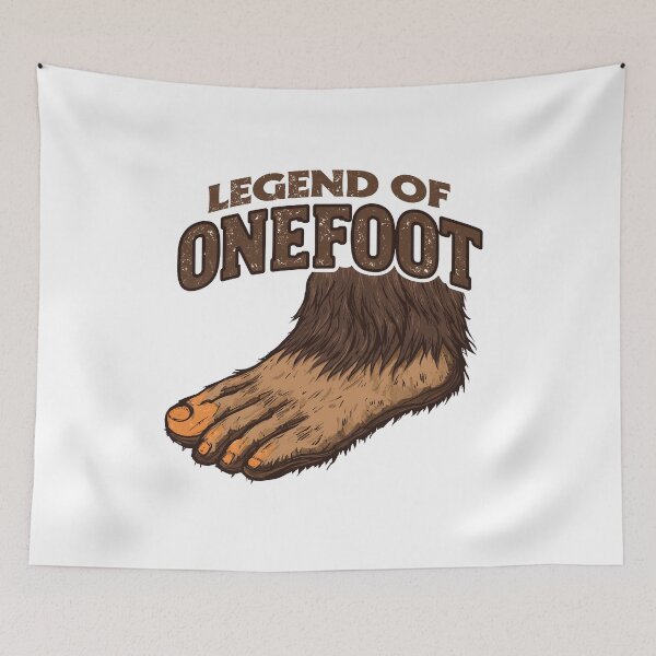 Item preview, Legend of Onefoot Funny Forest Sasquatch Believer Amputee Gear Sticker designed and sold by pawsome purrfect.