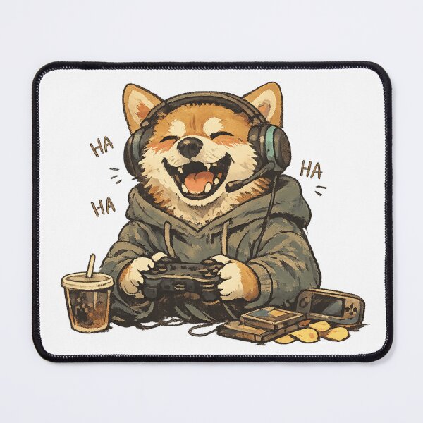 Item preview, Laughing Gamer Shiba (Victory Howl) designed and sold by NextNoob485.