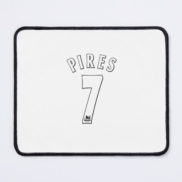 Item preview, Robert Pires #7 Name & Number Arsenal designed and sold by FanFueledStickers.
