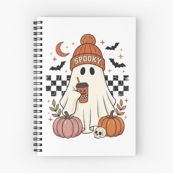 Item preview, Cute Halloween Ghost with Coffee  designed and sold by New-DeSignx.