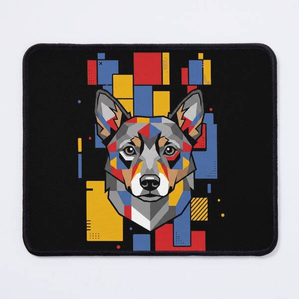 Item preview, Funny Lancashire Heeler Colorful Blocks Geometric Art Mom Dad Kids designed and sold by FurryHavenPH.
