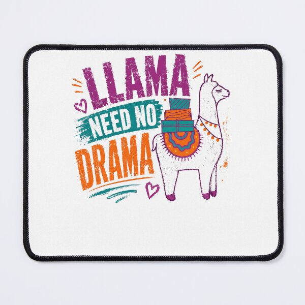 Item preview, Llama Need No Drama Funny Llama Drama Free Animal Quote designed and sold by RetroMini2026.