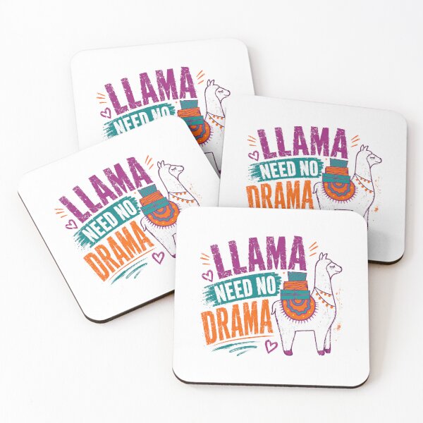 Item preview, Llama Need No Drama Funny Llama Drama Free Animal Quote designed and sold by RetroMini2026.