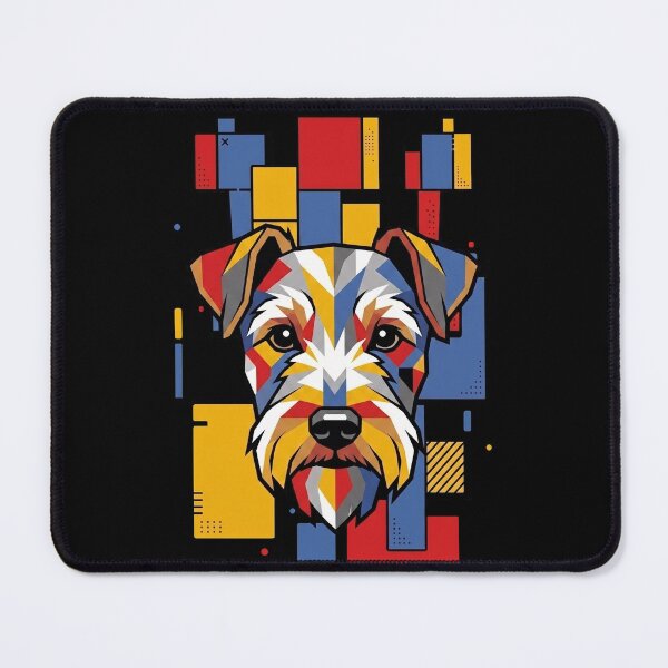 Item preview, Funny Lakeland Terrier Colorful Blocks Geometric Art Mom Dad Kids designed and sold by FurryHavenPH.