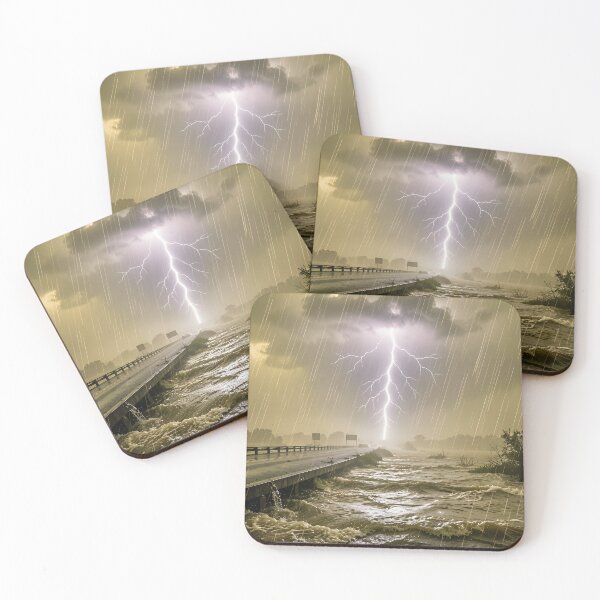 Item preview, The thunderstorm of the end times: Apocalyptic flood and lightning strike designed and sold by VoidVeilStudio.