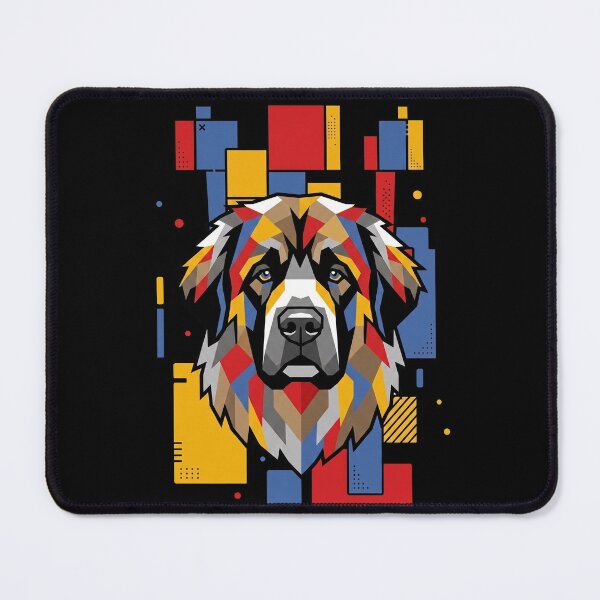 Item preview, Funny Leonberger Colorful Blocks Geometric Art Mom Dad Kids designed and sold by FurryHavenPH.