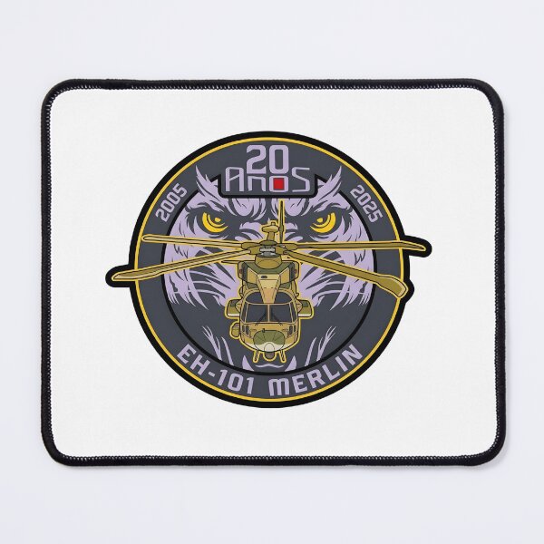Item preview, Portuguese Air Force EH-101 Merlin 20th Anniversary Patch Insignia designed and sold by CharlieDesings.