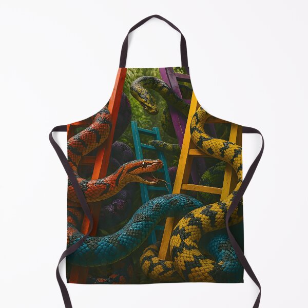 Item preview, Surreal Jungle Snakes and Colorful Ladders designed and sold by PandaTShirtShop.