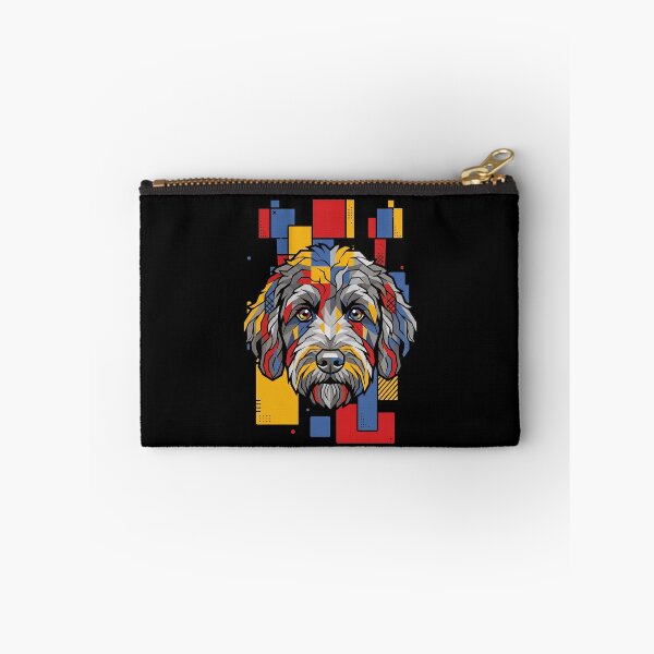 Item preview, Funny Labradoodle Colorful Blocks Geometric Art Mom Dad Kids designed and sold by FurryHavenPH.