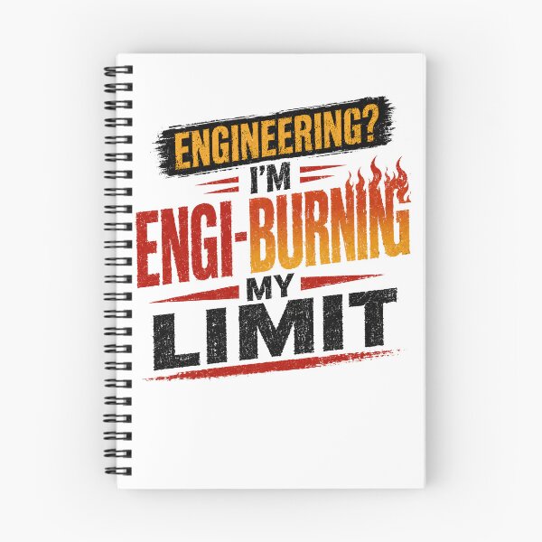Item preview, Engineering? I'm Engi-Burning My Limit Engineer Student Professional designed and sold by RetroMini2026.