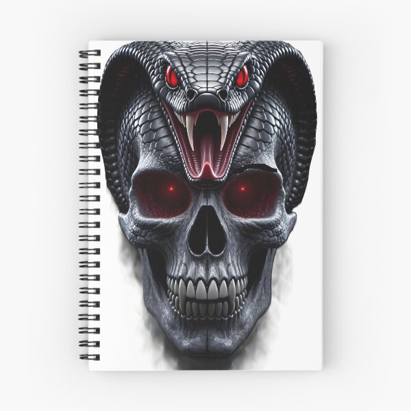 Item preview, Cobra and skull design designed and sold by Joshuasanga76a.