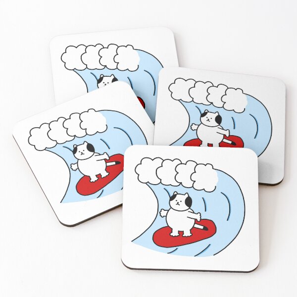 Item preview, Surfer Cat designed and sold by superbaechoo.