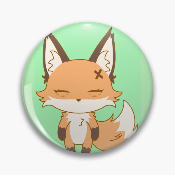Item preview, Socks the Cute Orange Fox | Overstimulated Sleepy Kawaii Animal Character (w/ Background) designed and sold by DubdeeHut.