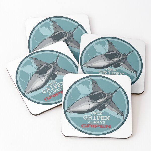 Item preview, Saab JAS 39 Gripen Fighter Jet Military Patch - "Once Gripen Always Gripen" designed and sold by CharlieDesings.