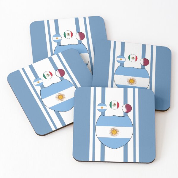 Item preview, Argentina - World Champions Host Nations Minimalist Football Crest designed and sold by p-Phictures4.