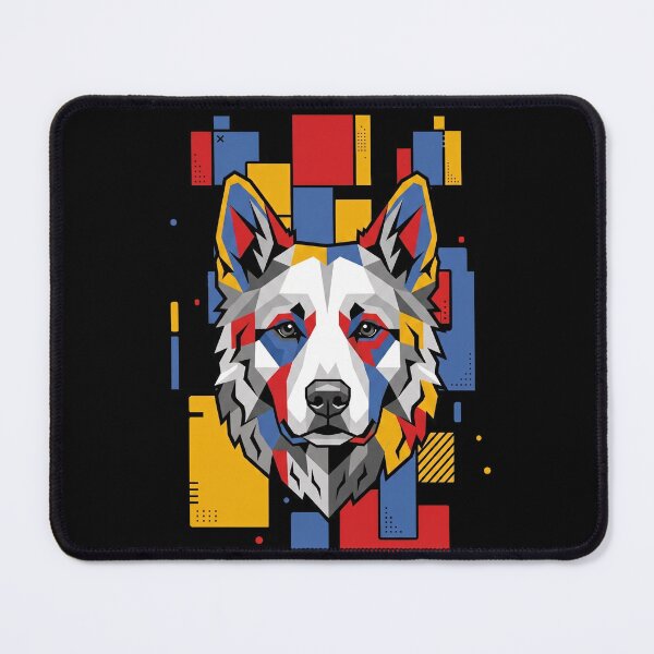Item preview, Funny Kuvasz Colorful Blocks Geometric Art Mom Dad Kids designed and sold by FurryHavenPH.