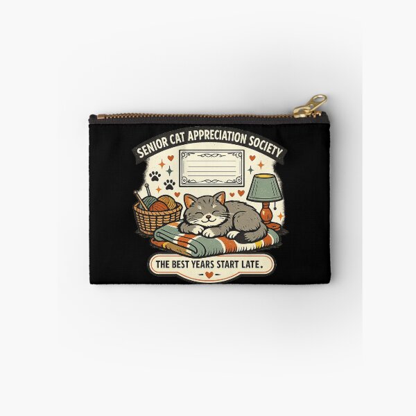 Item preview, Senior Cat Appreciation Society – The Best Years Start Late designed and sold by Concrete Coffee Studio.
