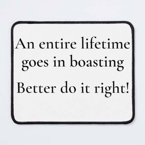 Item preview, Lifetime Boast designed and sold by The WordCatcher Street.