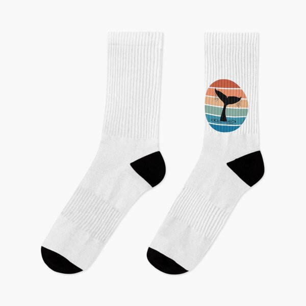 Item preview, Whale breach design with whale tail breaching design  designed and sold by Kevin Cameron.