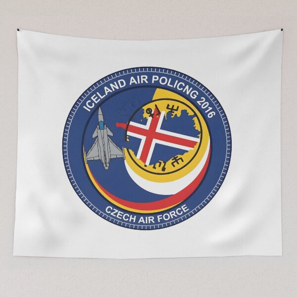 Item preview, Czech Air Force Iceland Air Policing 2016 JAS 39 Gripen Patch designed and sold by CharlieDesings.