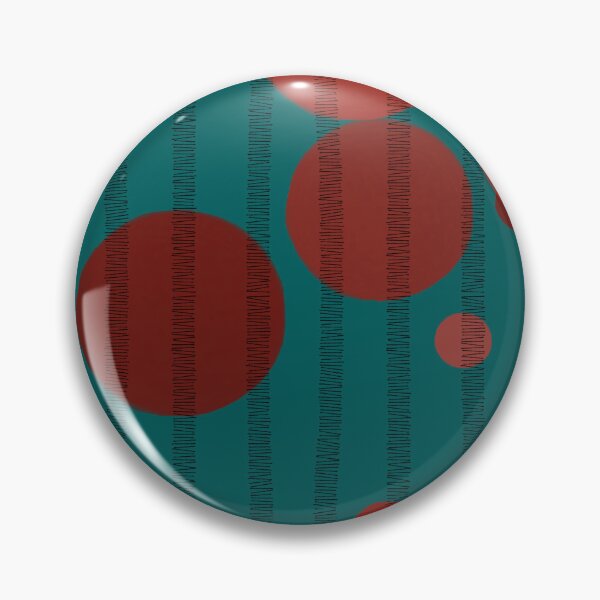 Item preview, Abstract composition with red bubbles and disrupted stripes 05 designed and sold by StefanStudioArt.
