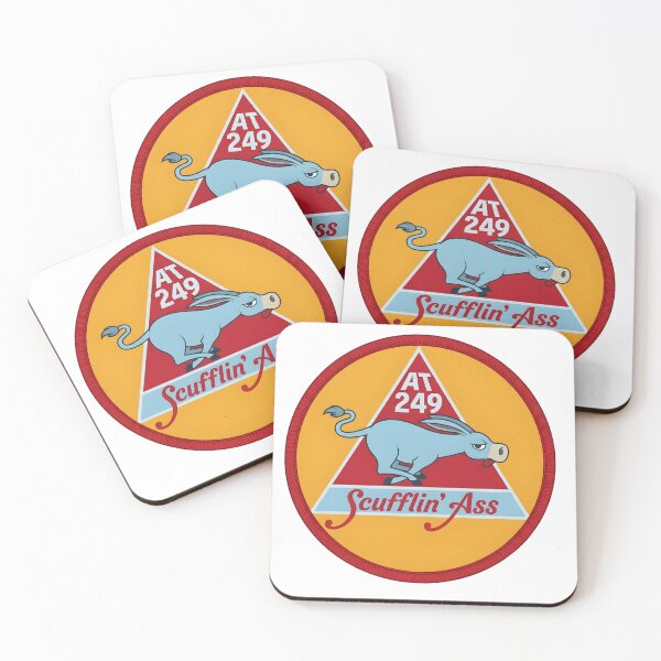 Item preview, US Navy AT-249 Scufflin' Ass Military Insignia Patch designed and sold by CharlieDesings.