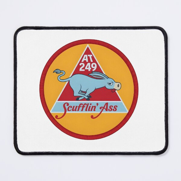 Item preview, US Navy AT-249 Scufflin' Ass Military Insignia Patch designed and sold by CharlieDesings.
