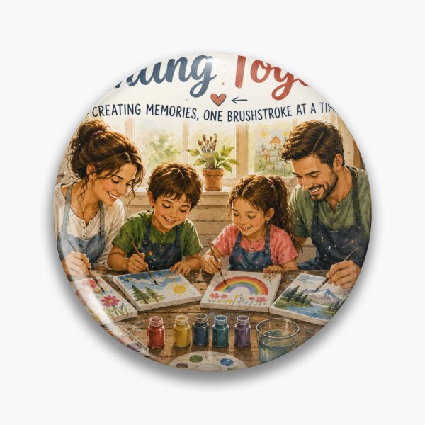 Item preview, Family Painting Together – Creating Memories One Brushstroke at a Time designed and sold by NestDesigns01.