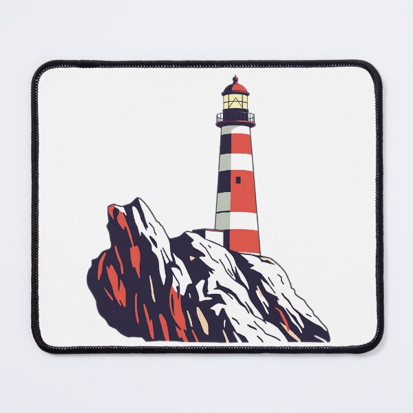 Item preview, Lighthouse on the Rocky Cliff designed and sold by T-domain.