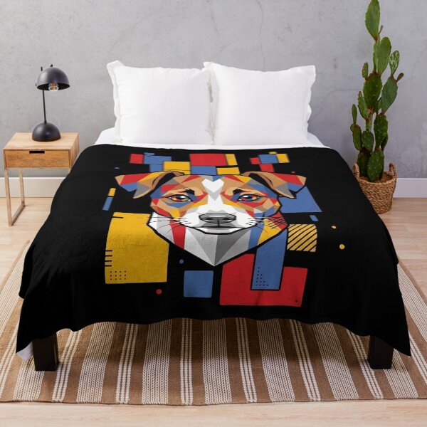 Item preview, Funny Jack Russell Colorful Blocks Geometric Art Mom Dad Kids designed and sold by FurryHavenPH.